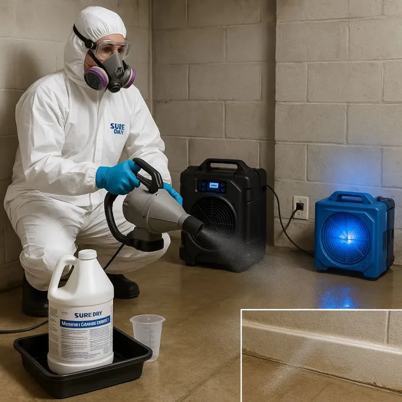 Sanitization and Odor Removal process in Herington, KS