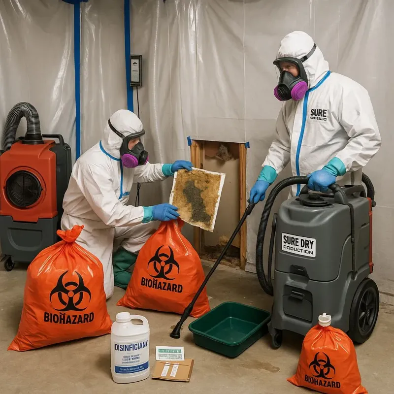 Contaminated Water Handling Protocols process in Herington, KS